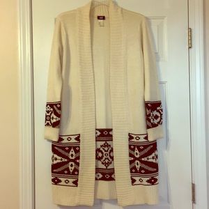 H&M open-front sweater